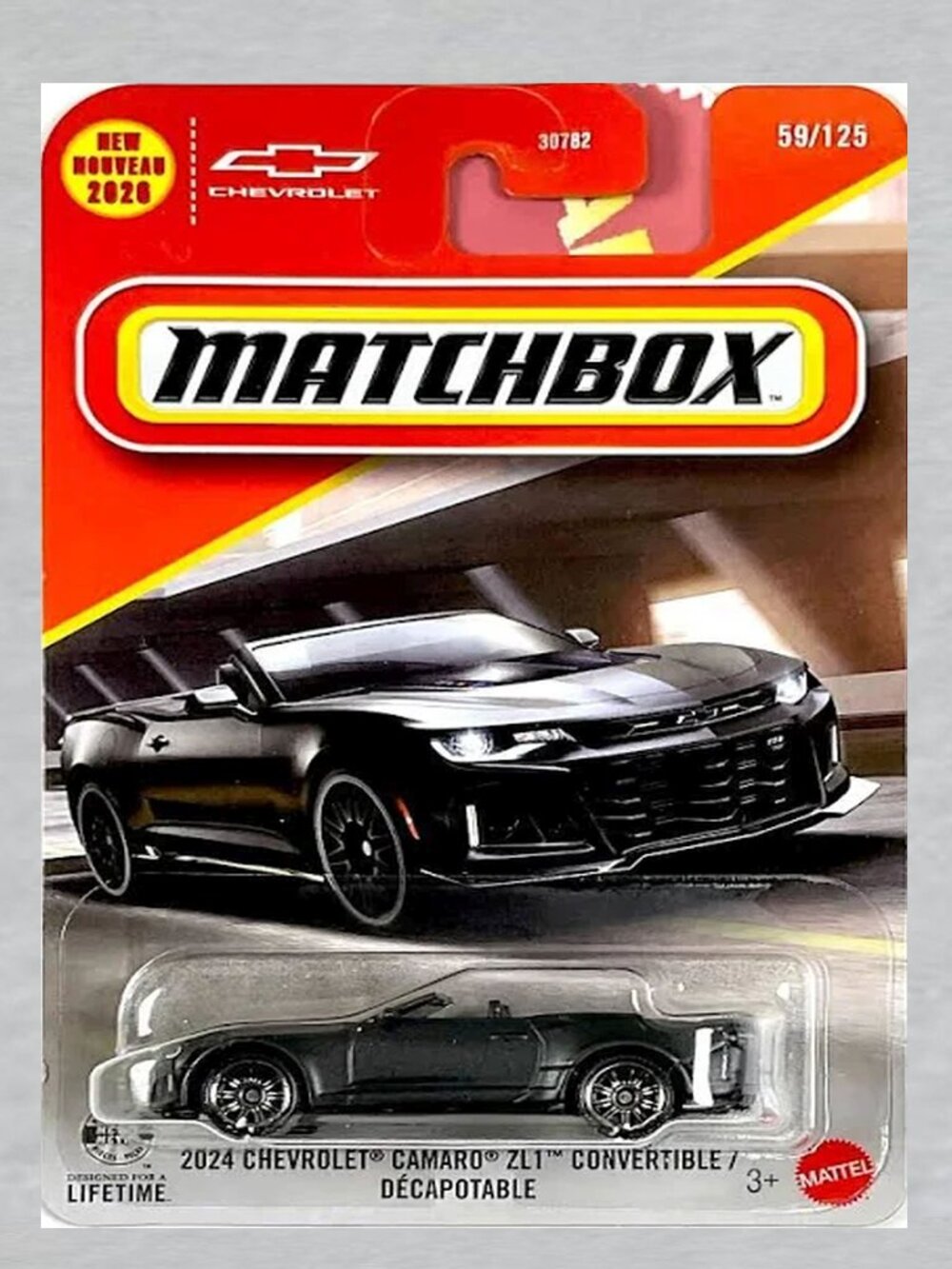 Matchbox 2024 Chevrolet Camaro ZL1 Convertible BLACK